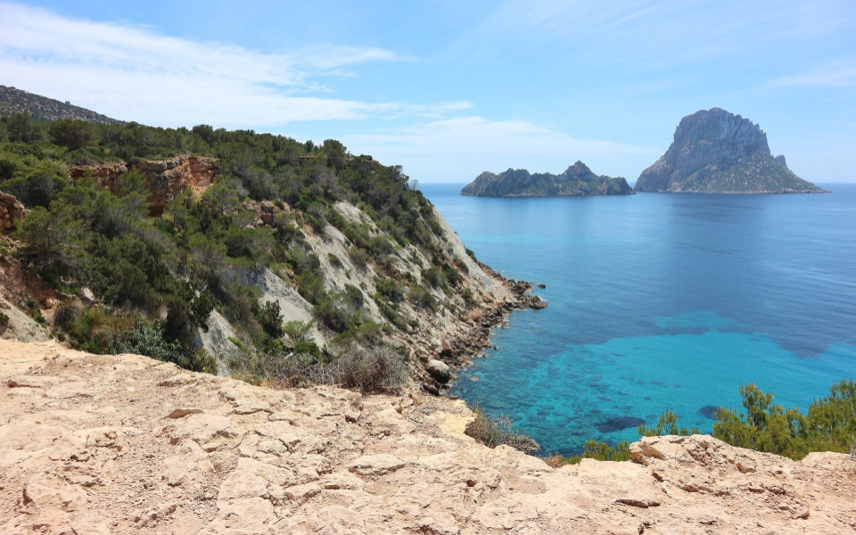 Bucht auf Ibiza
